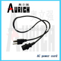 UL estándar PVC enchufe en el cable de corriente Ac Cable 125V